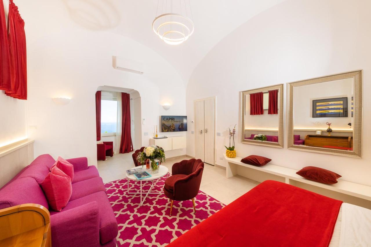 Suite Belvedere Capri Exclusive Rooms Bagian luar foto