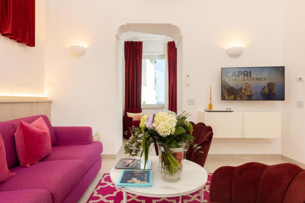 Suite Belvedere Capri Exclusive Rooms Bagian luar foto